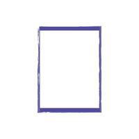 a rectangular picture frame in a vibrant purple color. The frame has a textured, brushstroke effect, giving it an artistic vector