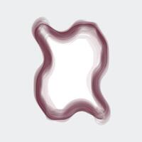 an abstract design characterized by a fluid, organic shape. The outer edges are defined by a wavy, maroon-colored outline that appears soft and slightly translucent. vector
