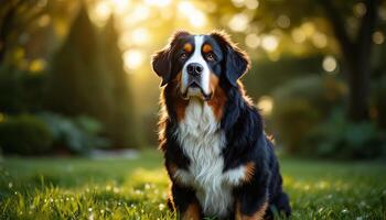 Realistic image of German Shepherd photo