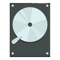 Hard disk drive reading data with head accessing platter vector
