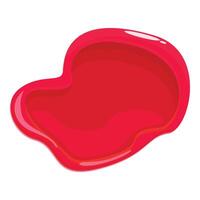 Red wax seal showing guarantee approval vector