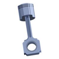 Car engine piston providing power for vehicle motion vector