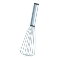 Metal whisk isolated on a white background vector