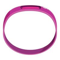 Smart bracelet showing empty display screen vector