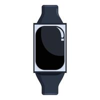 Smart watch showing blank screen displaying nothing vector