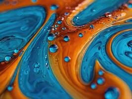 Dynamic Color Droplets in Liquid Form photo