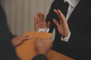 Law theme, gavel or mallet of the judge, lawyer enforcement officers, evidence-based cases taken into account in the court abount business, legislation. photo