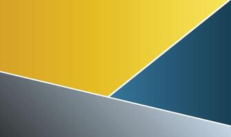 Abstract bacGeometric Harmony, Shades of Yellow, Blue, and Grey. Abstract geometric shapes and the harmonious blending of colors in the design vector