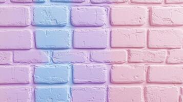 Brick pink pastel wall pattern block stone arrangement rustic light background photo