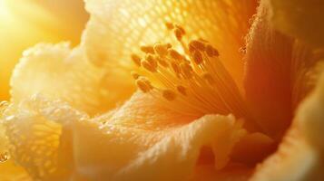 White amarilys flower macro photo bokeh blurred background