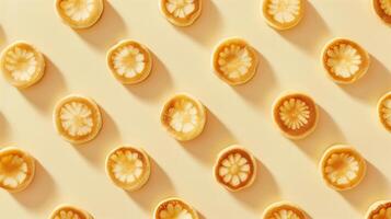 Pancake mini cake with flour and egg homemade simple breakfast pattern photo