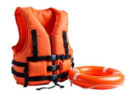 life jacket and life preserver on transparent background png
