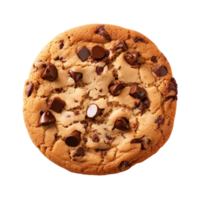 Chocolate Chip Cookie isolated on transparent background png