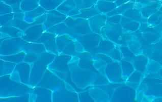 The reflection of the suns rays in the water in the pool with sea water, The glare of the sun, Egypt photo