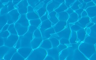 The reflection of the suns rays in the water in the pool with sea water, The glare of the sun, Egypt photo