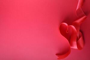 Tape red heart on tap background with a copy of the space place for text photo