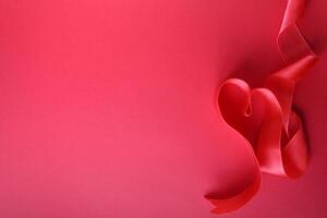 Tape red heart on tap background with a copy of the space place for text photo