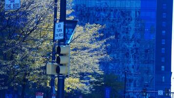 The beautiful Philadelphia city view in autumn photo