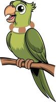 Parrot art illustration design. Ai generate vector