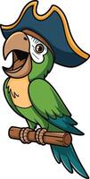 Parrot art illustration, parrot . Ai generate vector