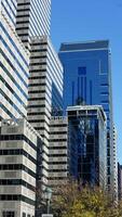 The beautiful Philadelphia city view in autumn photo