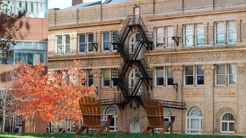 The beautiful Philadelphia city view in autumn photo