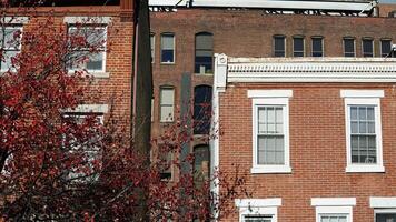 The beautiful Philadelphia city view in autumn photo