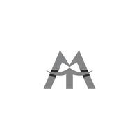 Creative Professional Trendy Letter MT TM Logo Design. Alphabet letters Initials Monogram logo MT TM vector