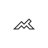 TM initial monogram logo with creative square style design. MT, TM, M AND T Abstract initial monogram letter alphabet logo design vector