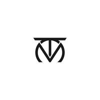 TM or MT abstract outstanding professional business awesome artistic branding company different colors illustration logo vector