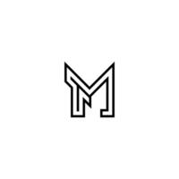 Monogram Letter MT or TM logo design. You can used MT or TM for your business vector