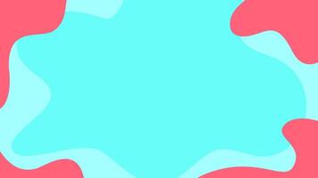 Blue background with abstract shape vector