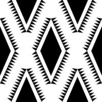 seamless pattern black and white geometric background vector