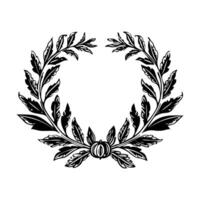 Elegant Laurel Wreath vector