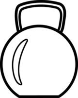 Kettlebell Icon. Illustration of Kettlebells for Workouts vector