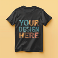 Dark tshirt mockup on plain background psd