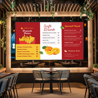 Digital Board menu design psd
