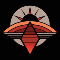 The logo for the band is a red and orange triangle vector