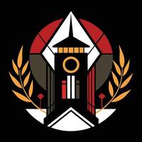 The logo for the game is a clock tower vector