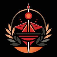 The logo for the game is a red and orange design vector