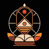 The logo for a company called the sun vector