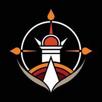 The logo for the team is a white and orange design vector