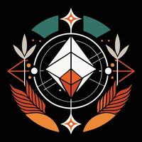Ethereum logo by joshua klein vector