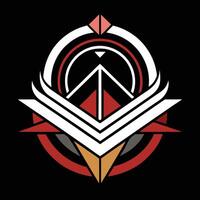 The logo for the band is a red, white and black design vector