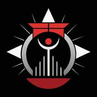 The logo for the game is a red and black design vector