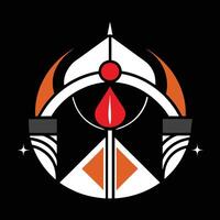 The logo for the game is a black background with a red and orange design vector