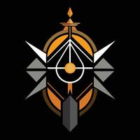 The logo for the game is shown on a black background vector