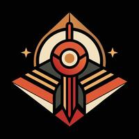 A logo for a game called the space station vector