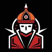 The logo for the team is a red and black image vector
