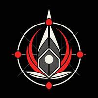 The logo for the game is shown on a black background vector